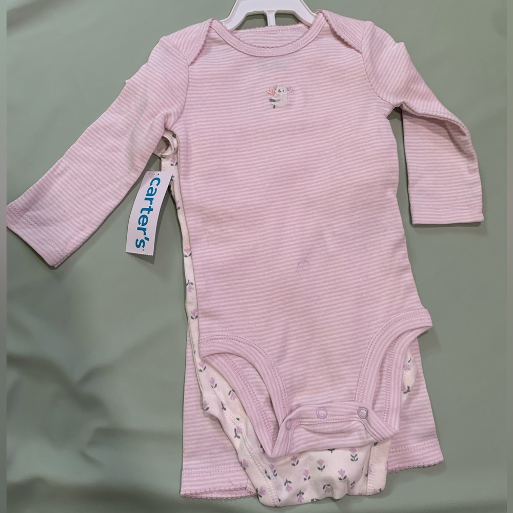 Carters pink koala matching set
